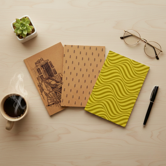 Kraft 4-in-1 Notebook Collection – Pack of 3