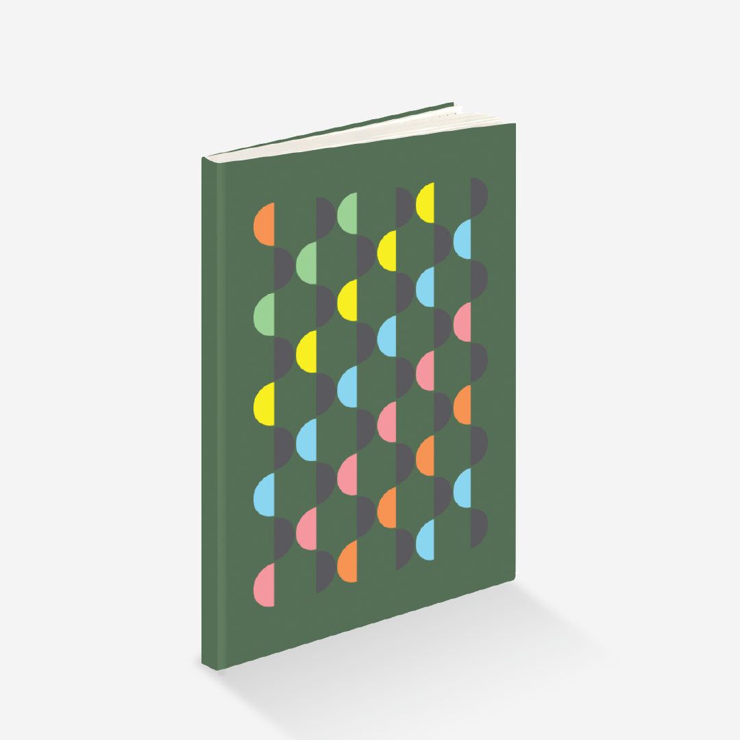 Rainbow Series 4 in 1 Notebooks- Shades Of Green