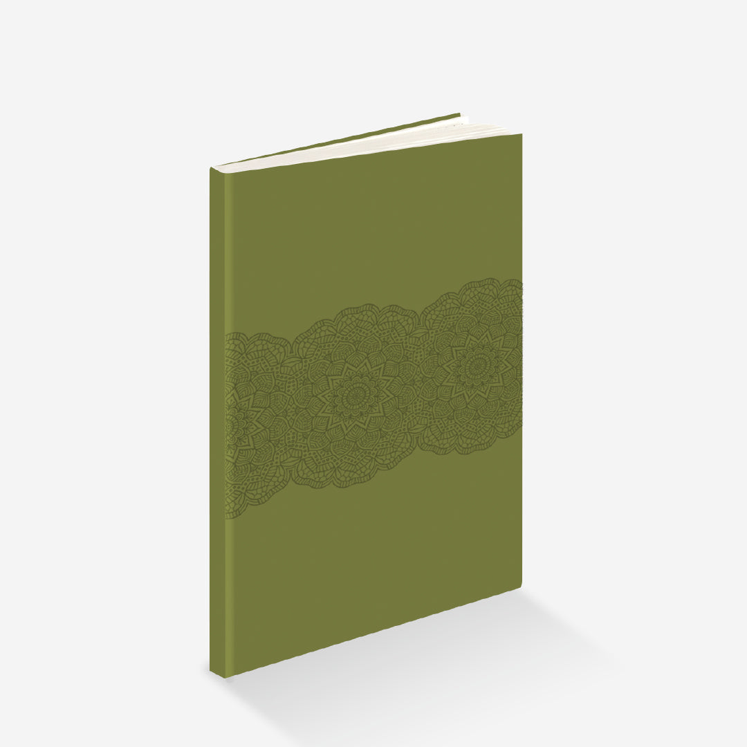 Mandala Notebook - Shades Of Green