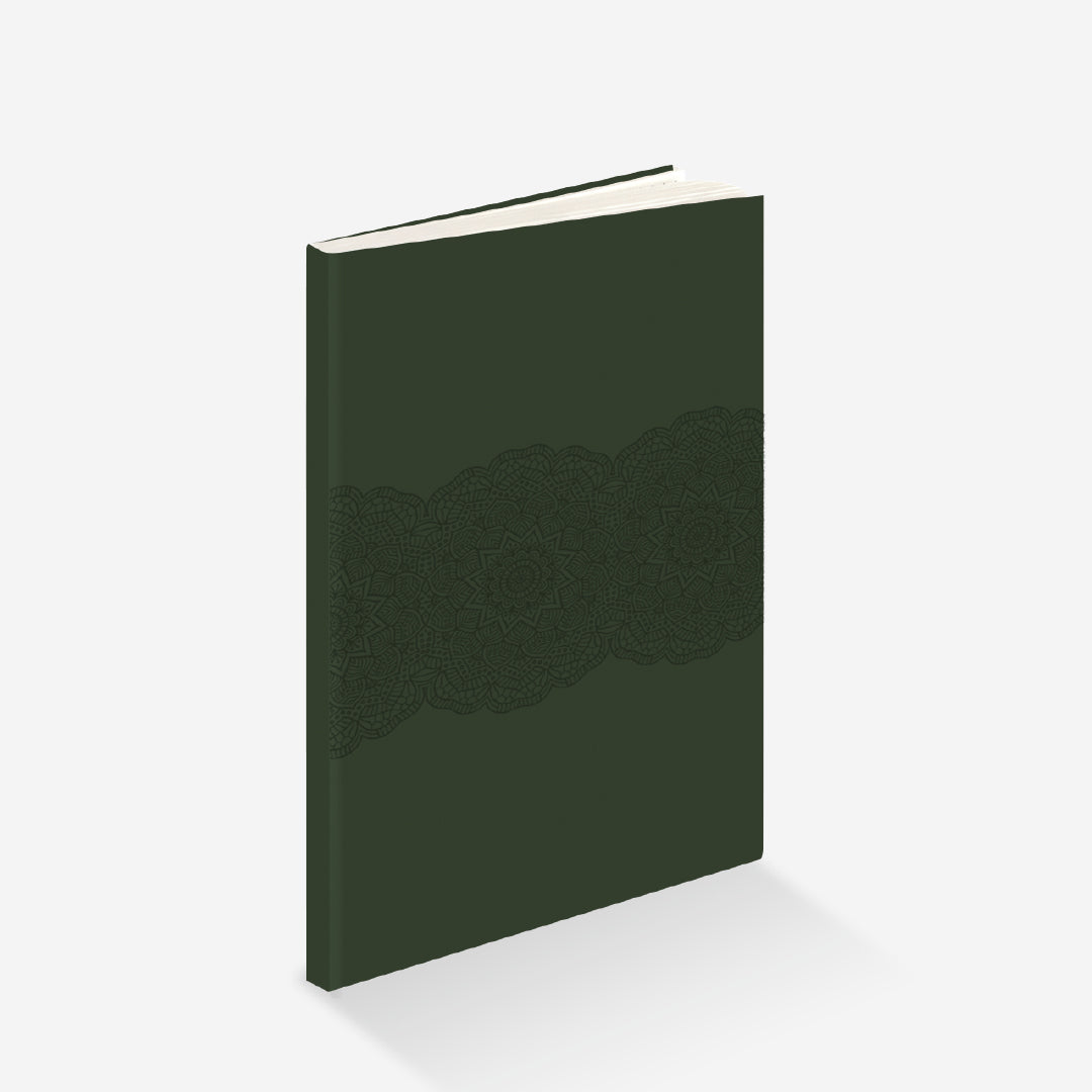 Mandala Notebook - Shades Of Green
