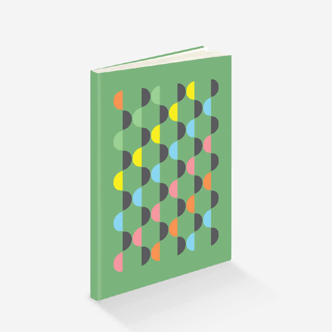 Rainbow Series 4 in 1 Notebooks- Shades Of Green