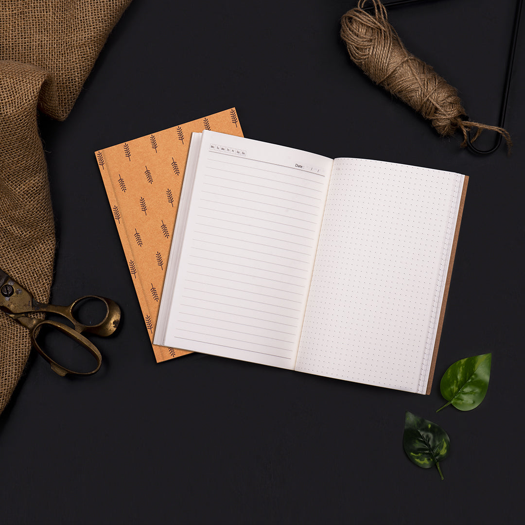 Feather 4 in 1 Kraft Notebook