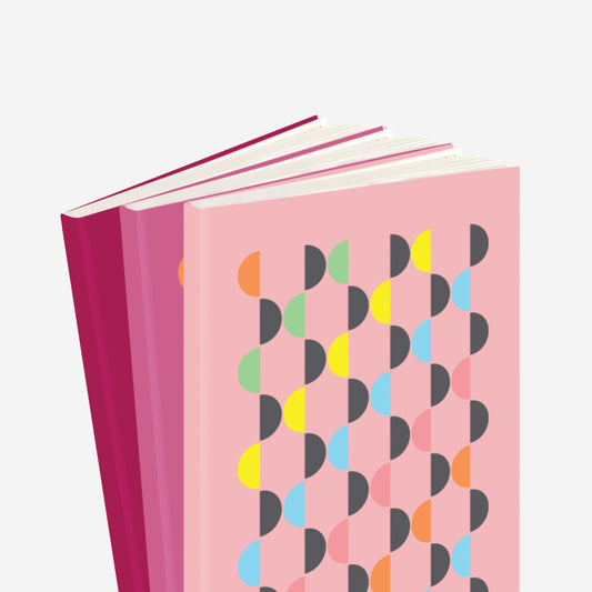 Rainbow Series 4 in 1 Notebooks- Shades Of Pink