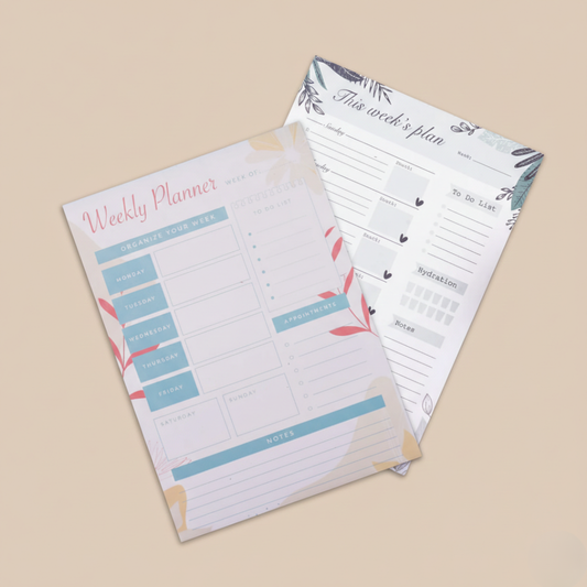 Weekly Essentials Planner – Set of 2