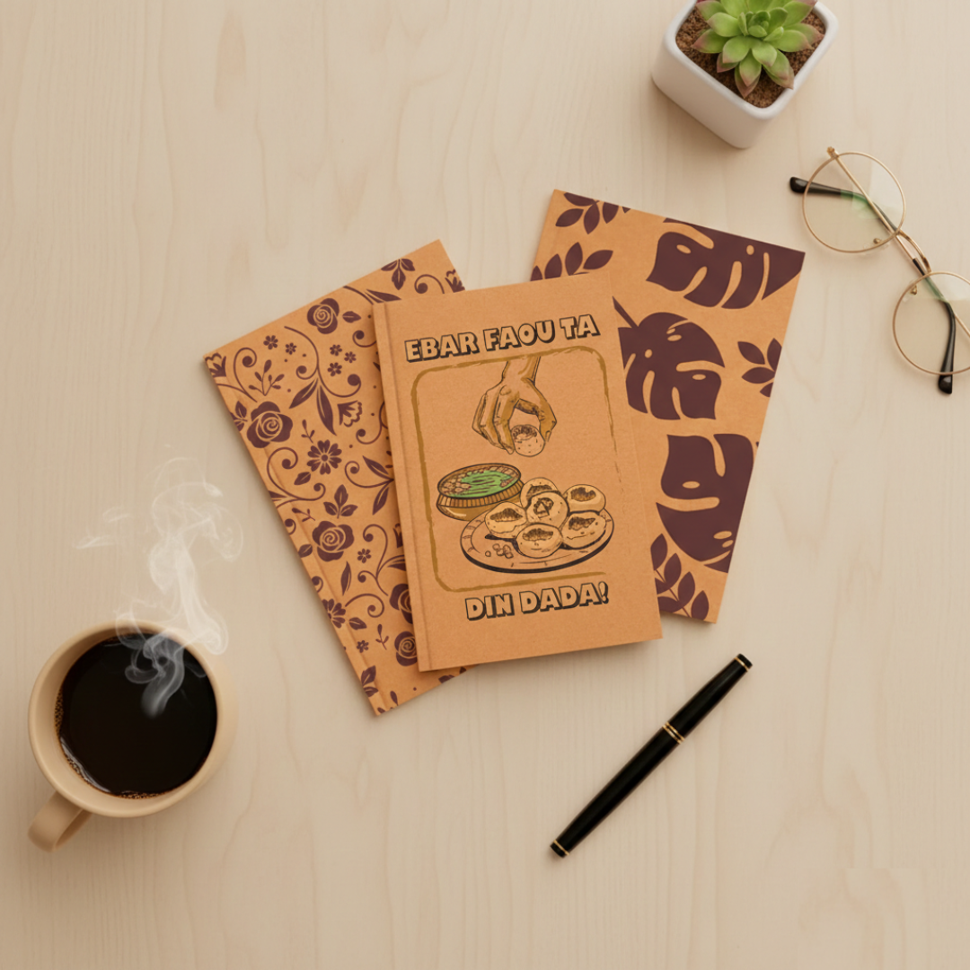 Kraft 4-in-1 Notebook Collection – Pack of 3