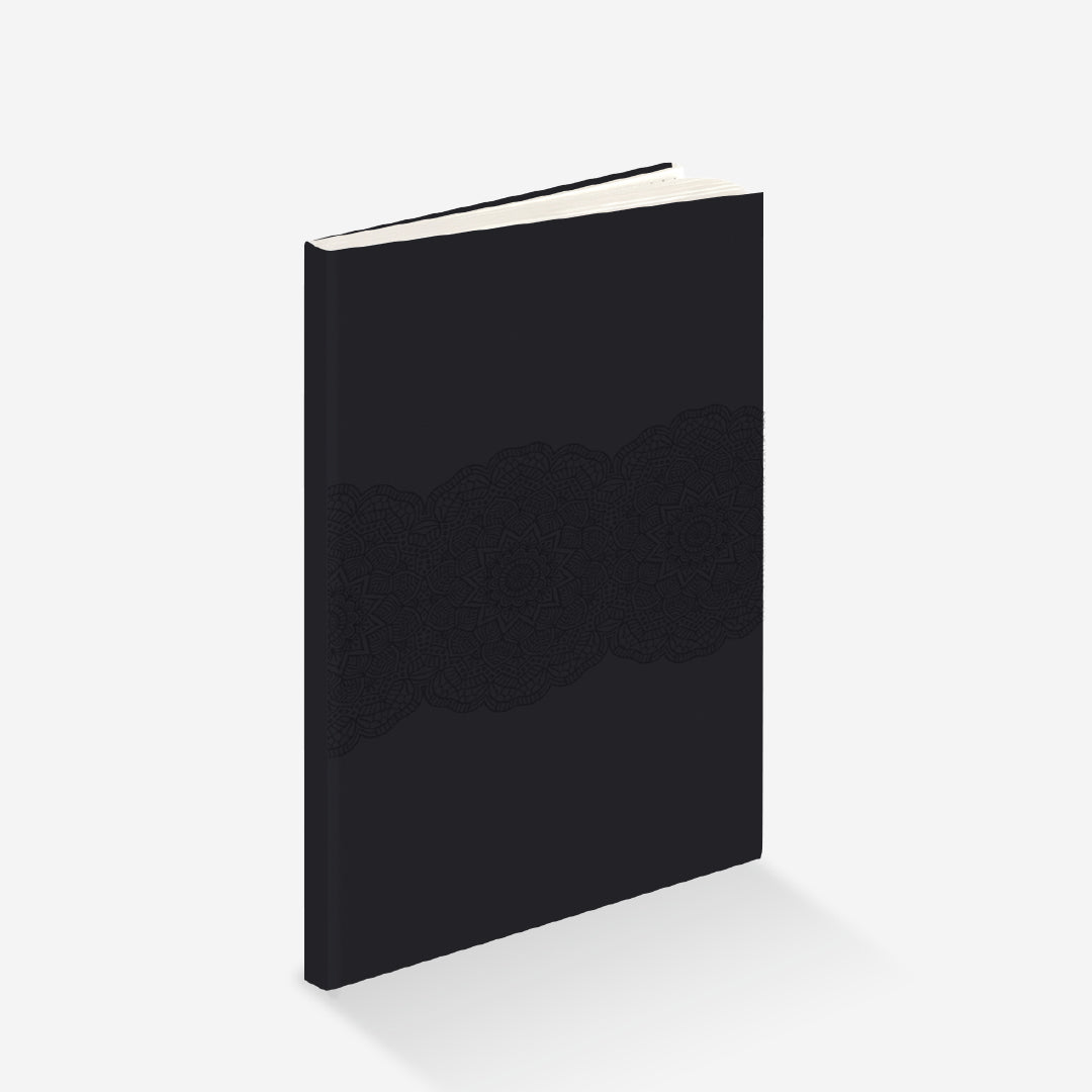 Mandala Notebook - Shades Of Black
