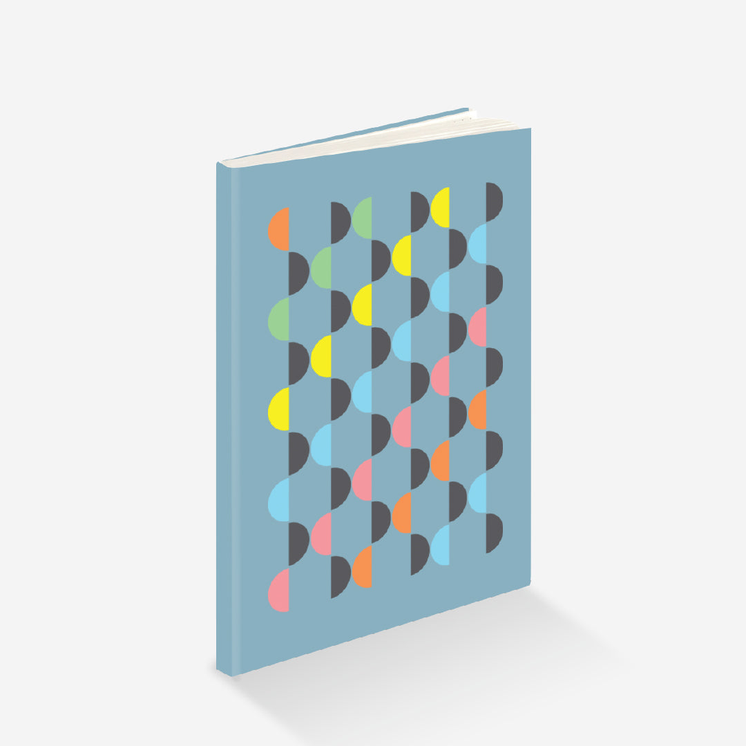 Rainbow Series 4 in 1 Notebook- Shades of Blue