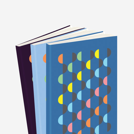 Rainbow Series 4 in 1 Notebook- Shades of Blue