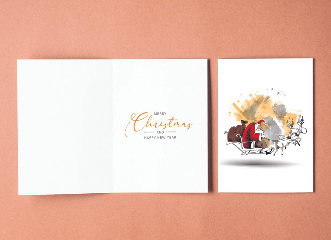 Greeting Card with Envelop- Set of 4 Cards