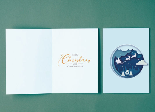 Greeting Card with Envelop- Set of 4 Cards