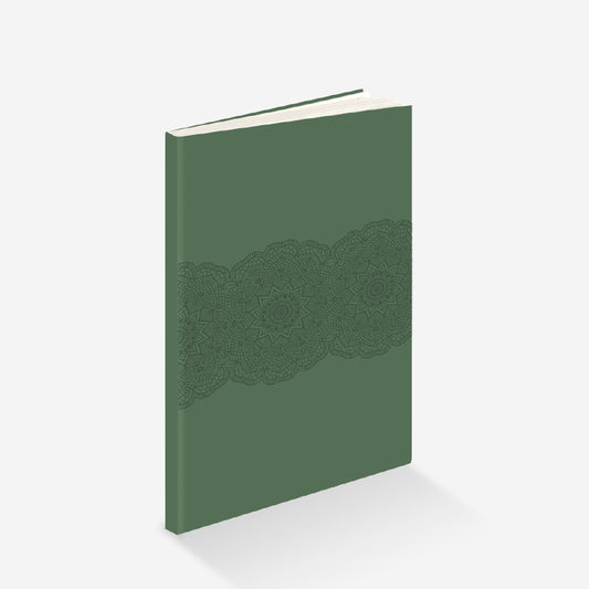 Mandala Notebook - Shades Of Green