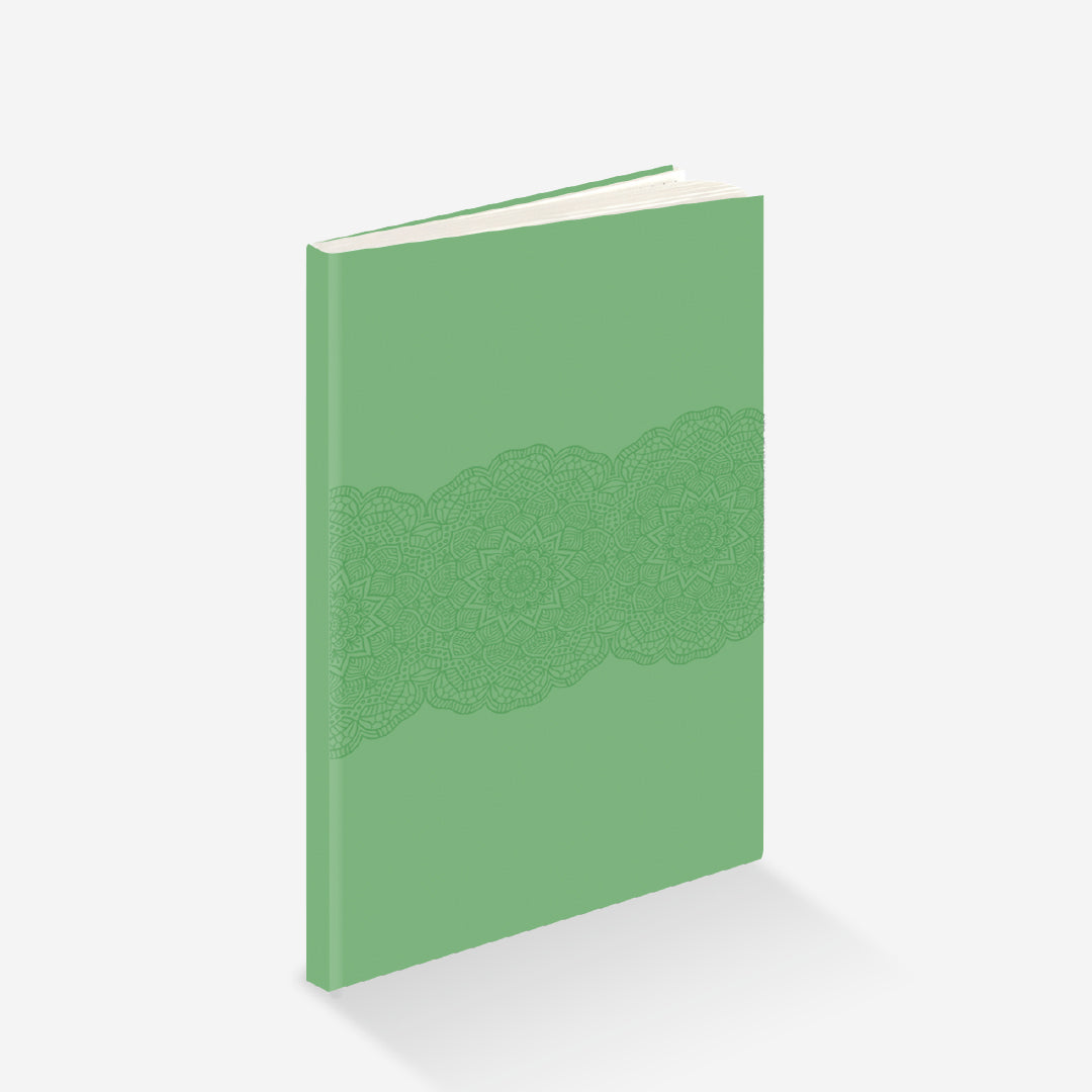 Mandala Notebook - Shades Of Green