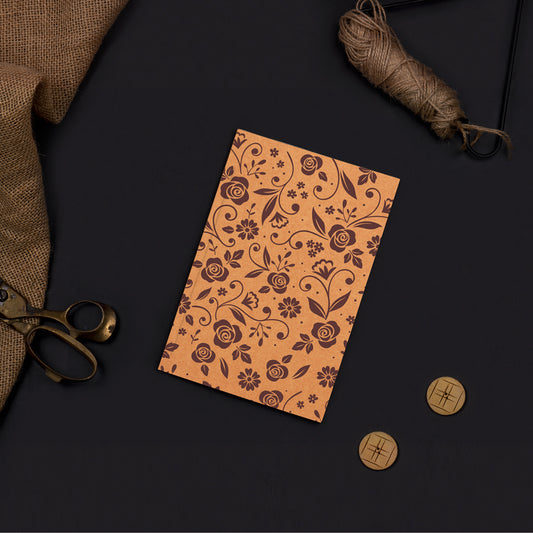 Floral 4 in 1 Kraft Notebook