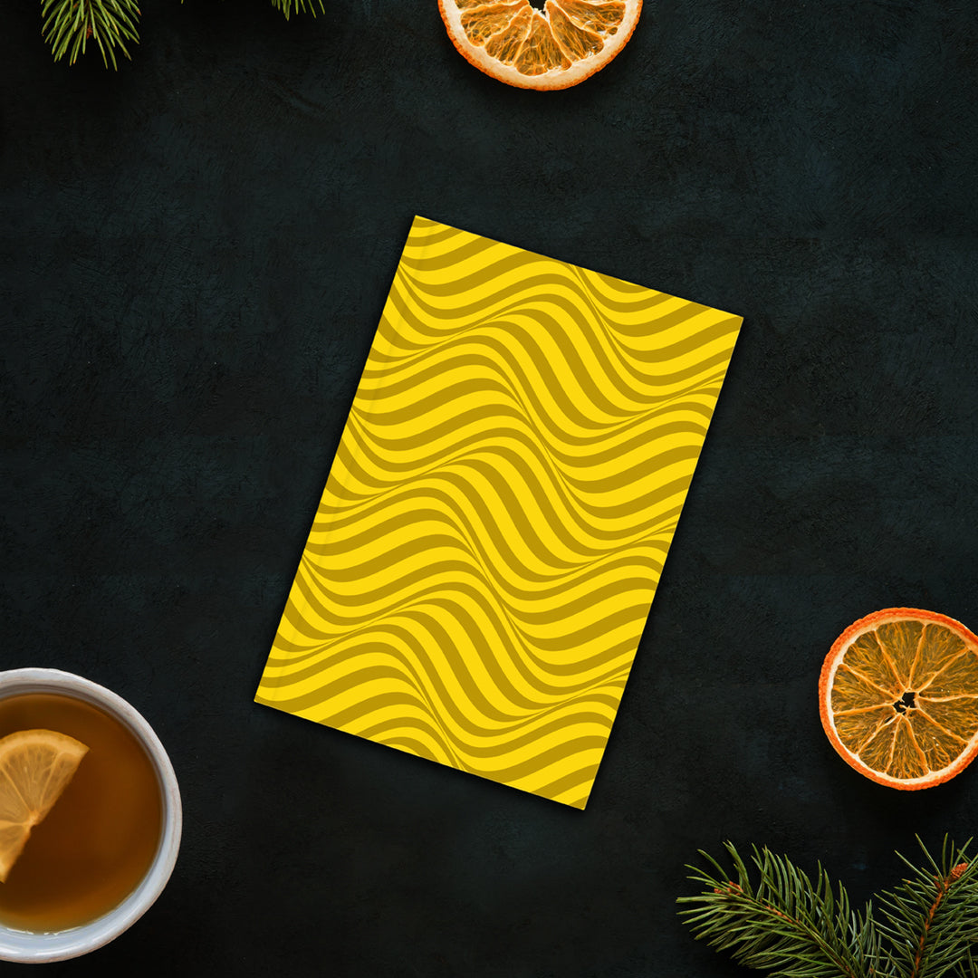 Waves Kraft Notebook