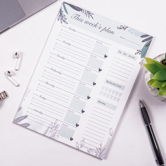 The Weeks Plan- Weekly Planner