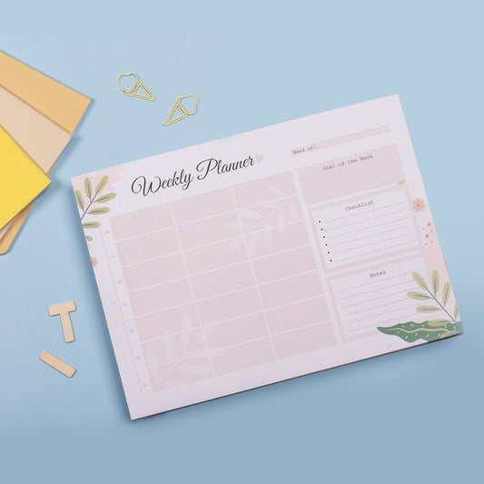 Pink Peach Weekly Planners