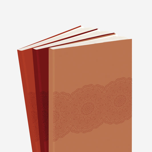 Mandala Notebook - Shades Of Red