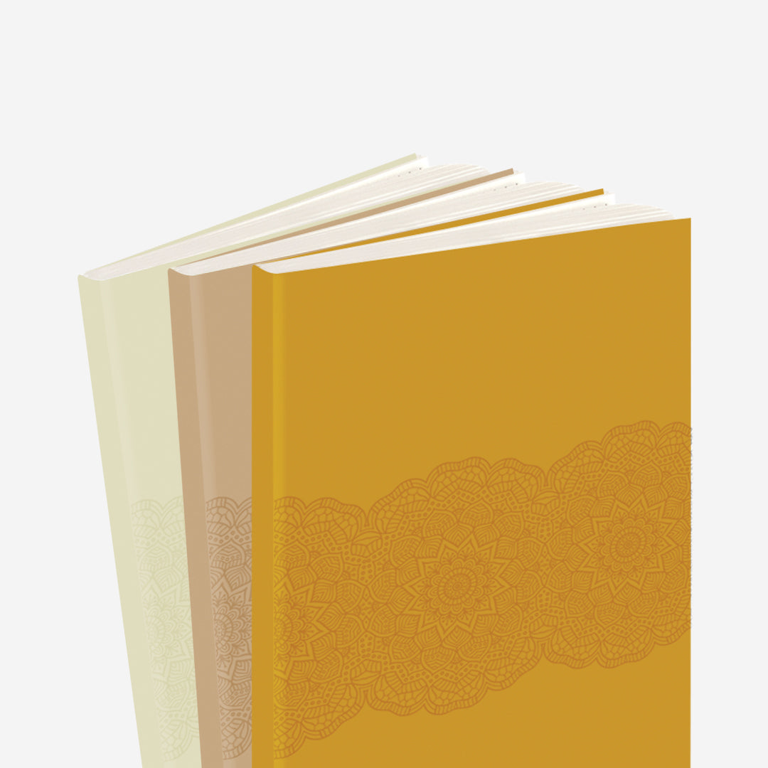 Mandala Notebook - Shades Of Yellow