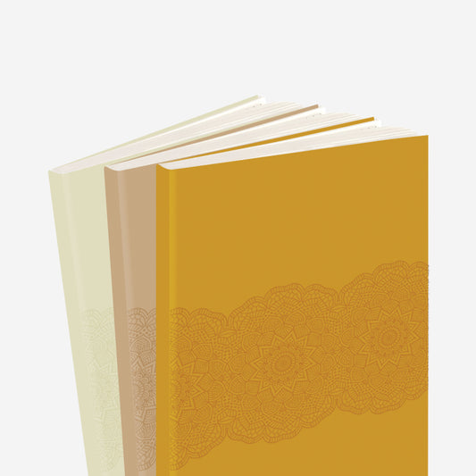 Mandala Notebook - Shades Of Yellow